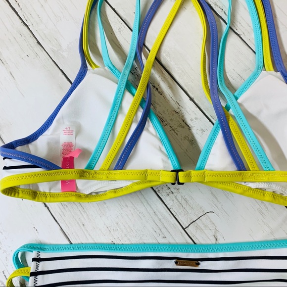 Victoria’s Secret bikini striped black white set - Picture 6 of 6